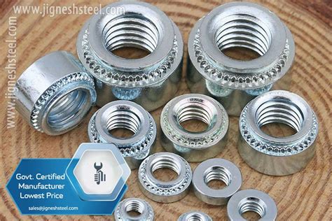 clinch fasteners sheet metal|what are self clinching fasteners.